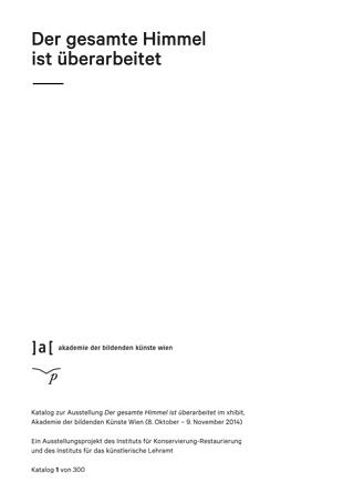 Cover „Der gesamte Himmel ist &uuml;ber&shy;arbeitet“