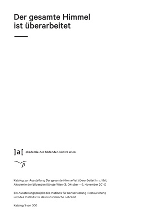 Cover „Der gesamte Himmel ist &uuml;ber&shy;arbeitet“
